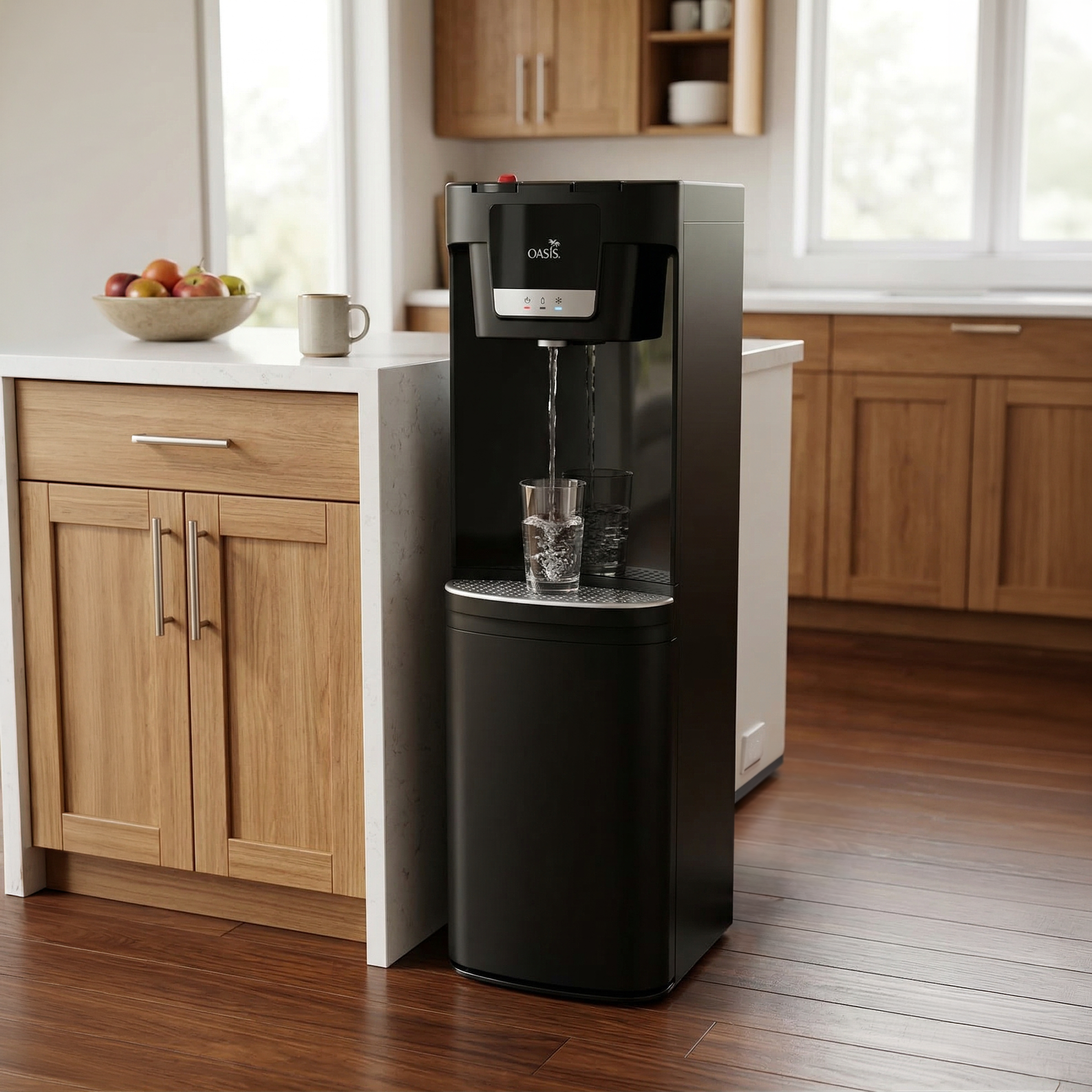OASIS Maxxfill Flex Convertible Bottom Load /POU Hot and Cold Water Dispenser
