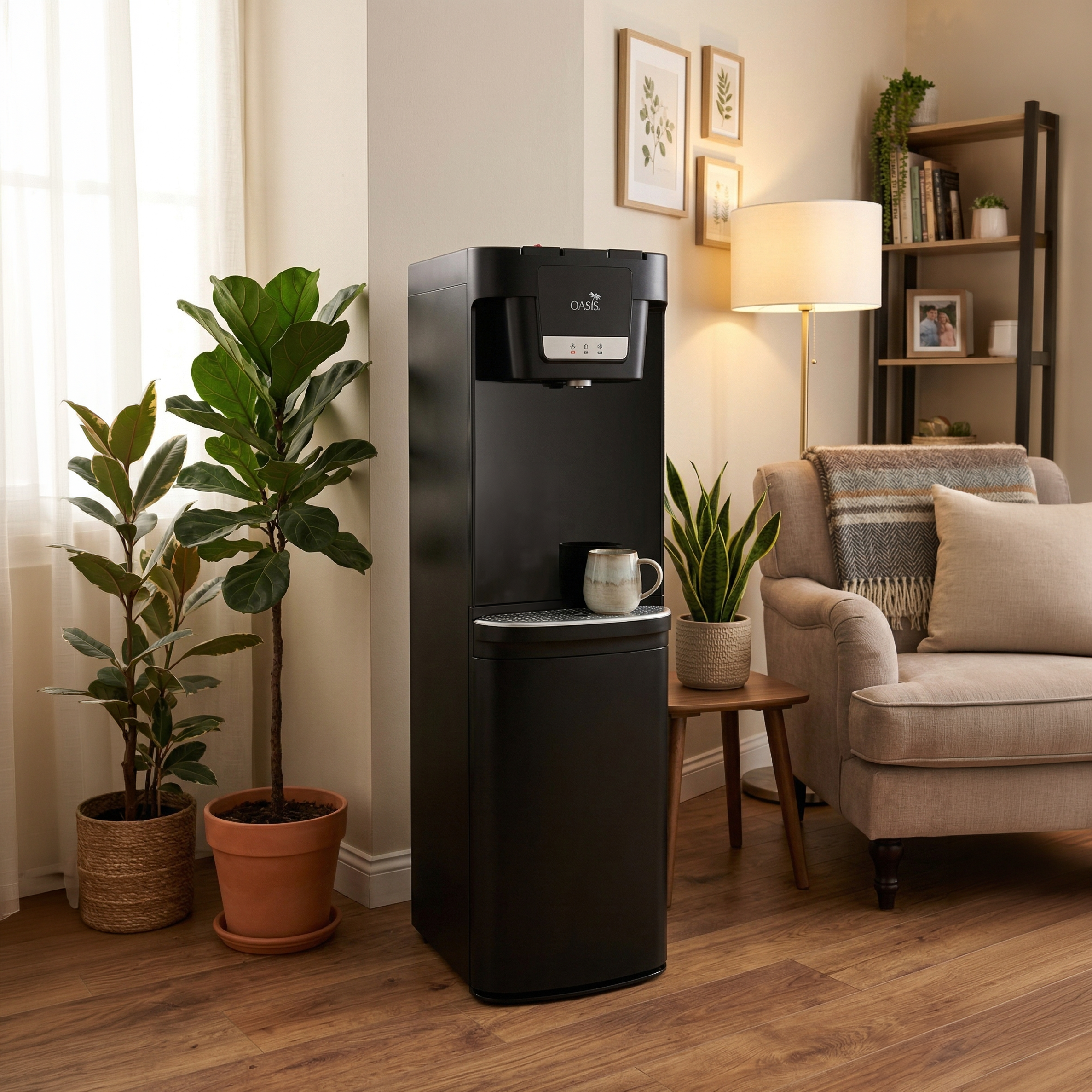 OASIS Maxxfill Flex Convertible Bottom Load /POU Hot and Cold Water Dispenser