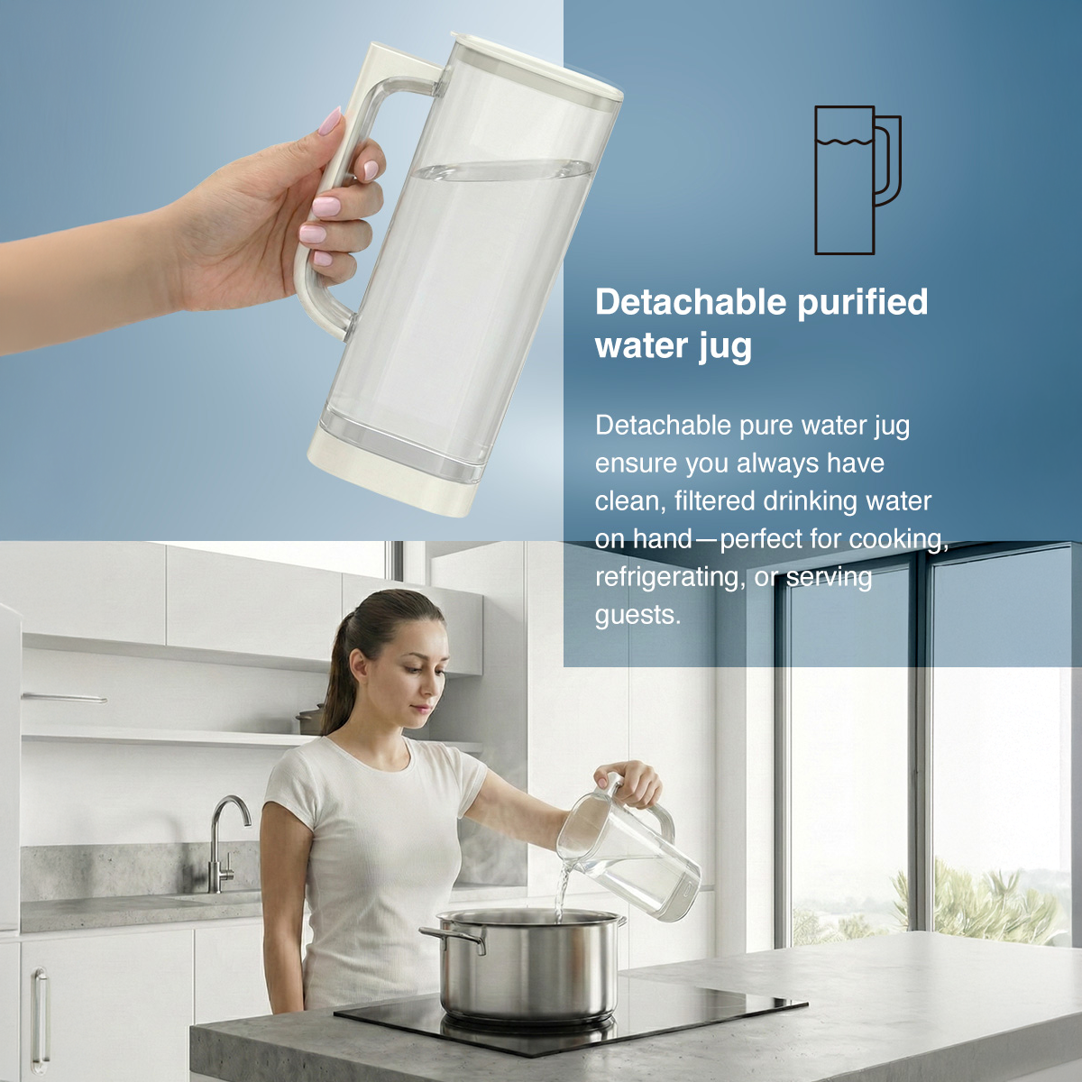 Oasis OA-M3RO Purified Jug for Trisma Water Dispenser
