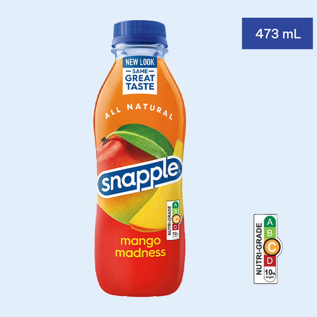 Snapple 芒果狂热果汁饮料 (1箱，24瓶)
